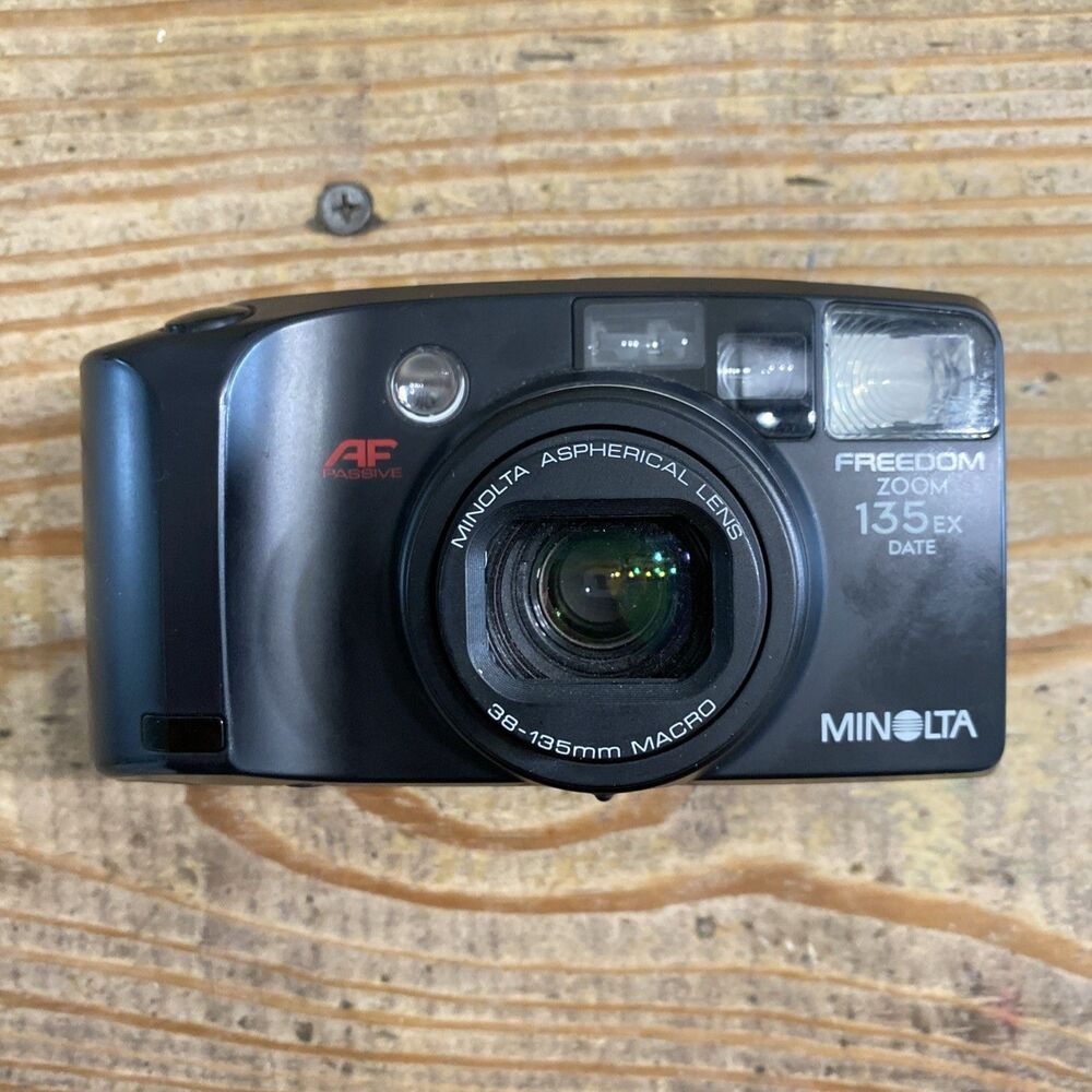 Minolta Freedom Zoom 135EX Date 35mm Film - 38-135mm Macro - Read
